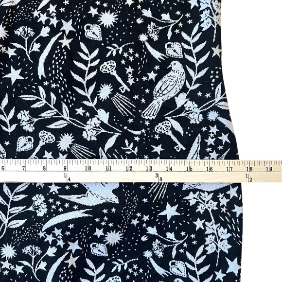 Boden Winifred Black Mystic Woodland Birds Knee Length Sheath Size 6L - Picture 10 of 11